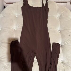 Meshki Chocolate Brown Jumpsuit